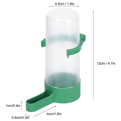 Bird Feeder, 10Pcs Bird Water Dispenser for Cage, Automatic Bird Water Feeder Plastic Birds Farm Livestock Feeding Drinking Water Bottle Container for Pet Parrot Budgie Lovebirds