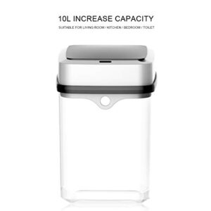 WPYYI Automatic Touchless Trash Can Smart Sensor Large Automatic Dustbin Home Intelligent Kitchen Rubbish Bins with Lid