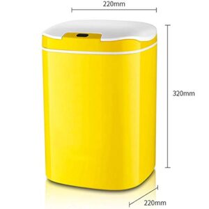 WPYYI Smart Trash Can Automatic Induction Dustbin Intelligent Electric Battery Waste Bin Kitchen Bathroom Dustbin Household Garbage ( Color : E )