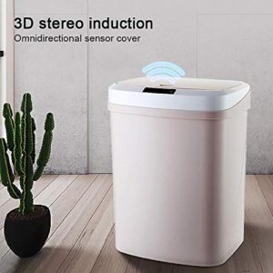 WPYYI Creative Bedroom Office Rechargeable New Plastic Smart Sensor Trash Garbage Cans Mute Automatic Trash Bin Household Paper ( Color : D )