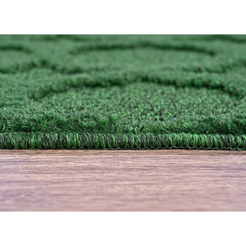 Garland Rug Garden Trellis 4 ft. x 6 ft. Indoor/Outdoor Area Rug Green