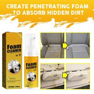 Car Magic Foam Cleaner, Magic Foam Cleaner for Car, Multi-Purpose Foam Cleaner, Car Restoring Spray for Car and House (2PCS, 30ML)