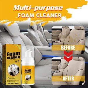 Car Magic Foam Cleaner, Magic Foam Cleaner for Car, Multi-Purpose Foam Cleaner, Car Restoring Spray for Car and House (2PCS, 30ML)