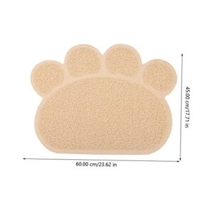 Balacoo Cat Litter Mat Cat Dog Food Pad: Wear- Material is Super Simply Shake it Off, Vacuum it or give it a Quick Rinse to Clean it. Cat Mat