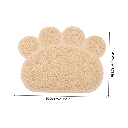 Balacoo Cat Litter Mat Cat Dog Food Pad: Wear- Material is Super Simply Shake it Off, Vacuum it or give it a Quick Rinse to Clean it. Cat Mat