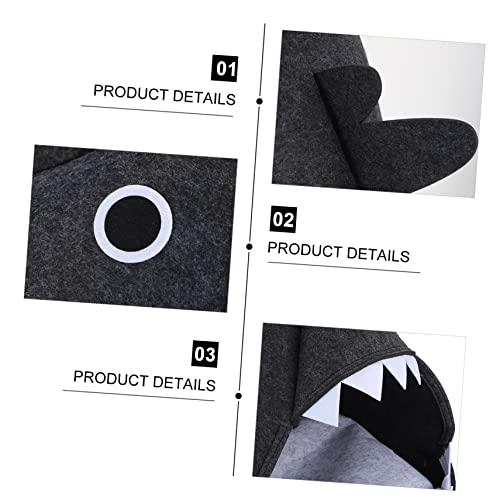 Bed House House-Dark Small Cat Grey Detachable Cat/Felt Super Catscomfortable Washable Pet Slip and Warm Supplies Indoor Kitten Shaped Cave Dark Sofa Dog Rabbit- Perfect Soft