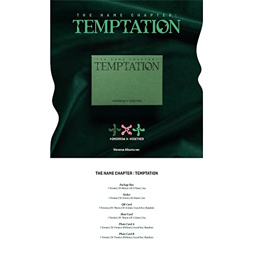 Tomorrow X Together TXT - The Name Chapter : Temptation [Weverse Albums ver.]