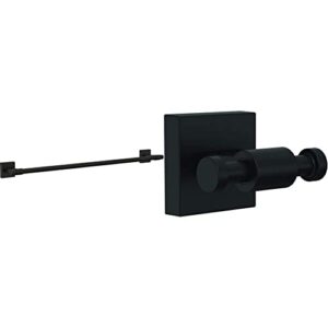 franklin brass max24-fb maxted 24" towel bar in matte black & max35-fb maxted wall mounted multi-purpose hook in matte black