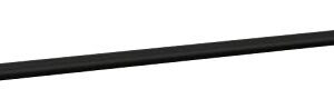 Franklin Brass MAX24-FB Maxted 24" Towel Bar in Matte Black & MAX35-FB Maxted Wall Mounted Multi-Purpose Hook in Matte Black