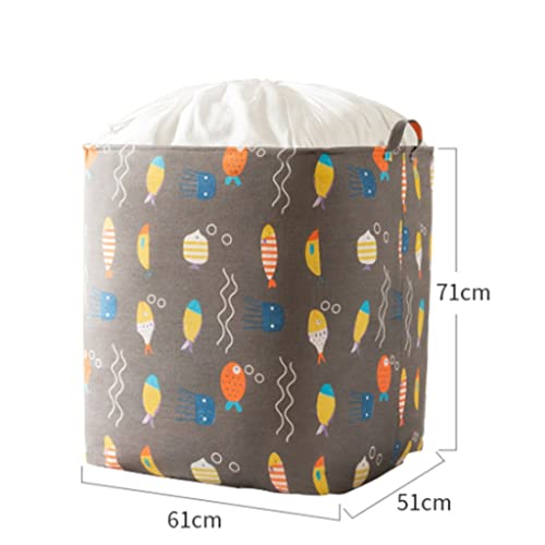 WALNUTA Storage Box Household Storage Clothes Bag Large Capacity Cloth Bag Quilt Clothes Storage Basket