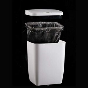 CZDYUF 12L Smart Trash Can Automatic Induction Motion Sensor Dustbin Home Kitchen Bathroom Waste Garbage Bin White