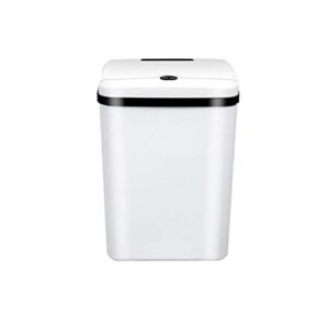 czdyuf 15l smart trash can household usb charging light energy trash can automatic induction dustbin with lid kitchen bathroom dustbin (color : onecolor)