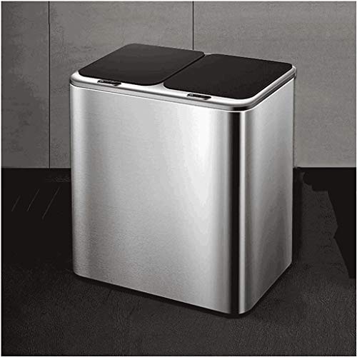 CZDYUF 12L Home Smart Trash Can Automatic Induction Trash Can with Lid Bin Smart Garbage Bin Office Trash Can for Bedroom ( Color : E )