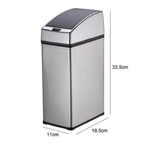 WPYYI 3/4/6L Automatic IR Smart Sensor Dustbin Trash Can Induction Household Waste Bin ( Size : 4L )