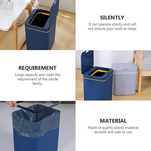 CZDYUF Intelligent Trash Can Contactless Garbage Can Automatic Induction Dustbin Suitable for Study, Living Room