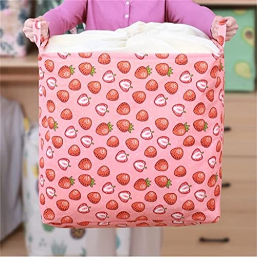 WALNUTA Printed Quilt Storage Bag Wardrobe Storage Bag Luggage Basket Quilt Clothes Storage Travel Linen