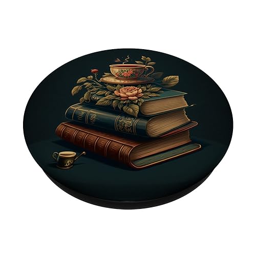 book lover reading library cute read PopSockets Standard PopGrip