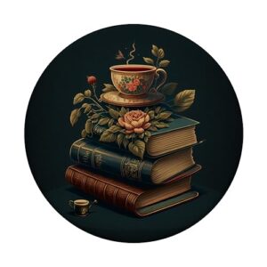book lover reading library cute read PopSockets Standard PopGrip