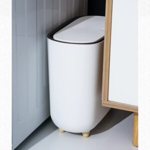 UXZDX Gap Trash Can Household Bomb Cover Narrow Trash Bin Bathroom Kitchen with Lid Garbage Can Living Room Paper Basket