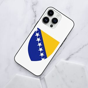 Coat of Arms of Bosnia and Herzegovina iPhone 14 Pro Max Phone Case, You Can DIY On A Variety of Patterns White