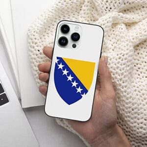 Coat of Arms of Bosnia and Herzegovina iPhone 14 Pro Max Phone Case, You Can DIY On A Variety of Patterns White