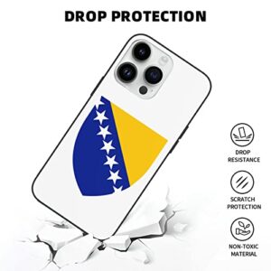 Coat of Arms of Bosnia and Herzegovina iPhone 14 Pro Max Phone Case, You Can DIY On A Variety of Patterns White