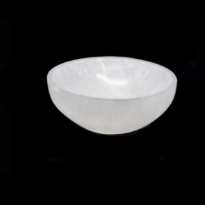 soul sticks selenite crystal bowls for smudging, healing, recharging crystals | pure selenite smudge bowl & crystal charging station ethically sourced in morocco (5 inch (pack of 1))