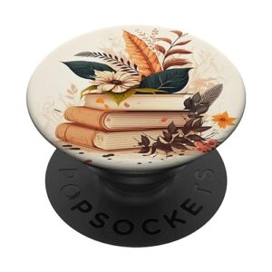 book lover reading library cute read popsockets standard popgrip