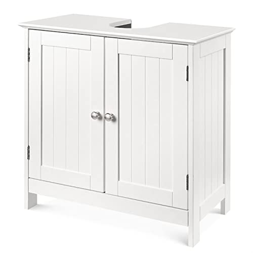 IRDFWH Two-Door Bathroom Vanity Cabinet Wash Basin Cabinet Multifunctional Storage Shelf Basket Kitchen Bathroom Accessories