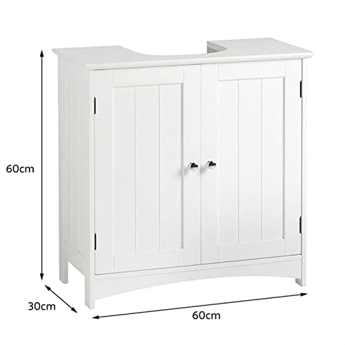 IRDFWH Two-Door Bathroom Vanity Cabinet Wash Basin Cabinet Multifunctional Storage Shelf Basket Kitchen Bathroom Accessories