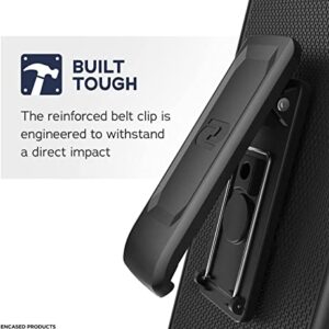 Encased Magnetic Belt Case Set Designed for Samsung Galaxy S23 Ultra with Holster Clip - Compatible with MagSafe (Clear) (S23 Ultra 6.8-inch 2023)