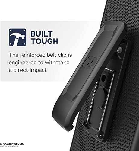 Encased Magnetic Belt Case Set Designed for Samsung Galaxy S23 Ultra with Holster Clip - Compatible with MagSafe (Clear) (S23 Ultra 6.8-inch 2023)