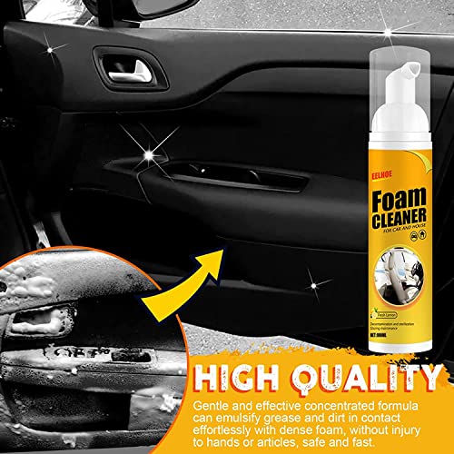 Car Magic Foam Cleaner, Foam Cleaner for Car, Foam Cleaner All Purpose, Multi-Purpose Foam Cleaner, Powerful Stain Removal Kit (30ml, 3pcs)