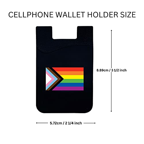 Daniel Quasar Silicone Cell Phone Wallet Holders - Phone Wallet - Stick on Wallet - Perfect for LGBTQ Accessories, Gay Stuff, LGBTQ Events, Pride Month, Promotional Events and Gift-Giving - 25 Wallet Holders