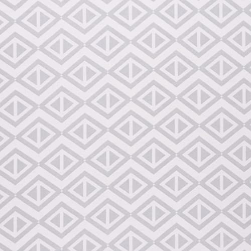 Mook Fabrics Flannel PRT Geometric, Grey