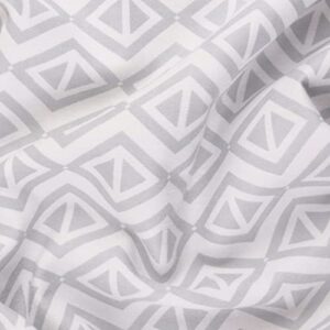 Mook Fabrics Flannel PRT Geometric, Grey