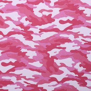 mook fabrics cotton camo, hot pink cut by the yard