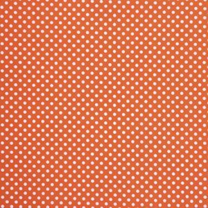 mook fabrics cotton polka dot, orange