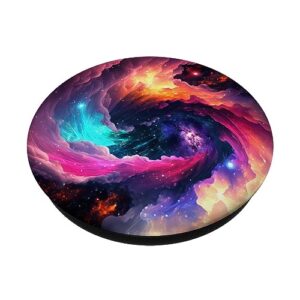 Supernova Nebula Cosmos Rainbow Celestial Aurora Cosmic Star PopSockets Standard PopGrip