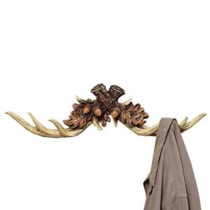 kxdfdc hanger animal shaped coat hat hook heavy duty, rustic, decorative gift , rustic bronze color ( color : e )