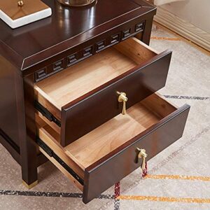 SJYDQ Solid Wood Bedside Table Simple Bedroom Locker, Solid Wood Bedside Table