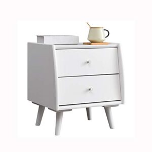 sjydq all solid wood bedside table simple nordic style bedroom locker ，mini small multifunctional bedside cabinet simple