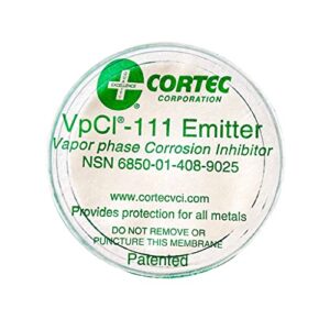 cortec vpci-111 anti rust vci emitter cup - protects 11 cubic feet - 2 year corrosion protection (1 unit)
