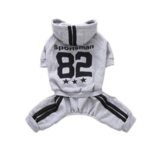 dog clothes large female fashion pet sweatshirts warm puppy breathable t-shirt for spring summer vest pajamas doggy apparel clothing