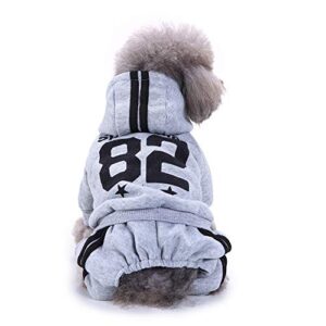 Dog Clothes Large Female Fashion Pet Sweatshirts Warm Puppy Breathable T-Shirt for Spring Summer Vest Pajamas Doggy Apparel Clothing