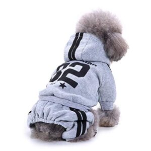 Dog Clothes Large Female Fashion Pet Sweatshirts Warm Puppy Breathable T-Shirt for Spring Summer Vest Pajamas Doggy Apparel Clothing