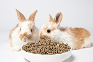 cz grain premium rabbit pellets for feeding - all natural adult rabbit pellets (5 pounds)