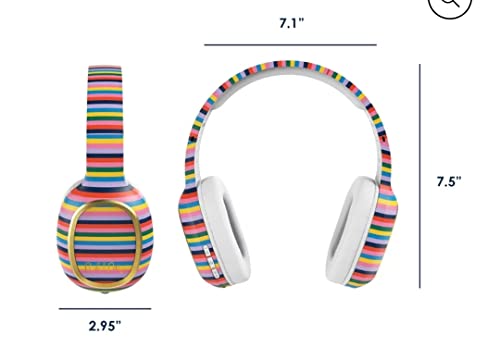 Packed Party Wireless Bluetooth Headphones (Stripes)