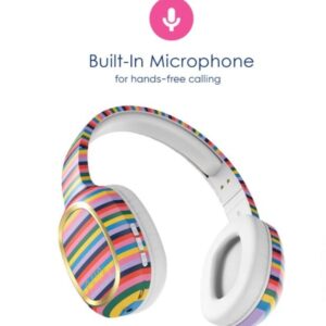 Packed Party Wireless Bluetooth Headphones (Stripes)