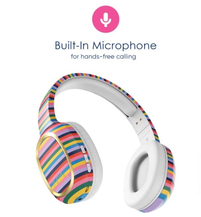 Packed Party Wireless Bluetooth Headphones (Stripes)